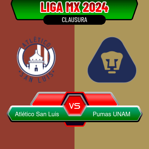 Atlético San Luis VS Pumas UNAM