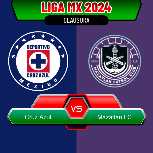 Cruz Azul VS Mazatlán FC