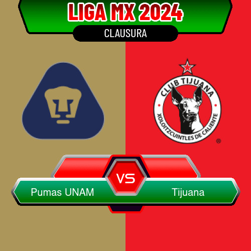 Pumas UNAM VS Tijuana